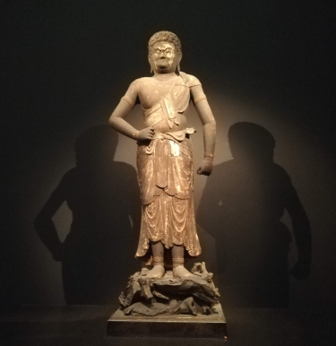 Standing Fudo Myo'o (Acalanatha) Heian Period, 12th century