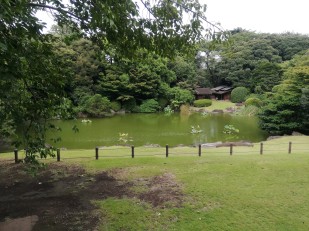 View of Garden and Teahouses from Honkan